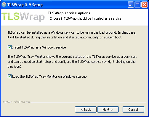 Install options